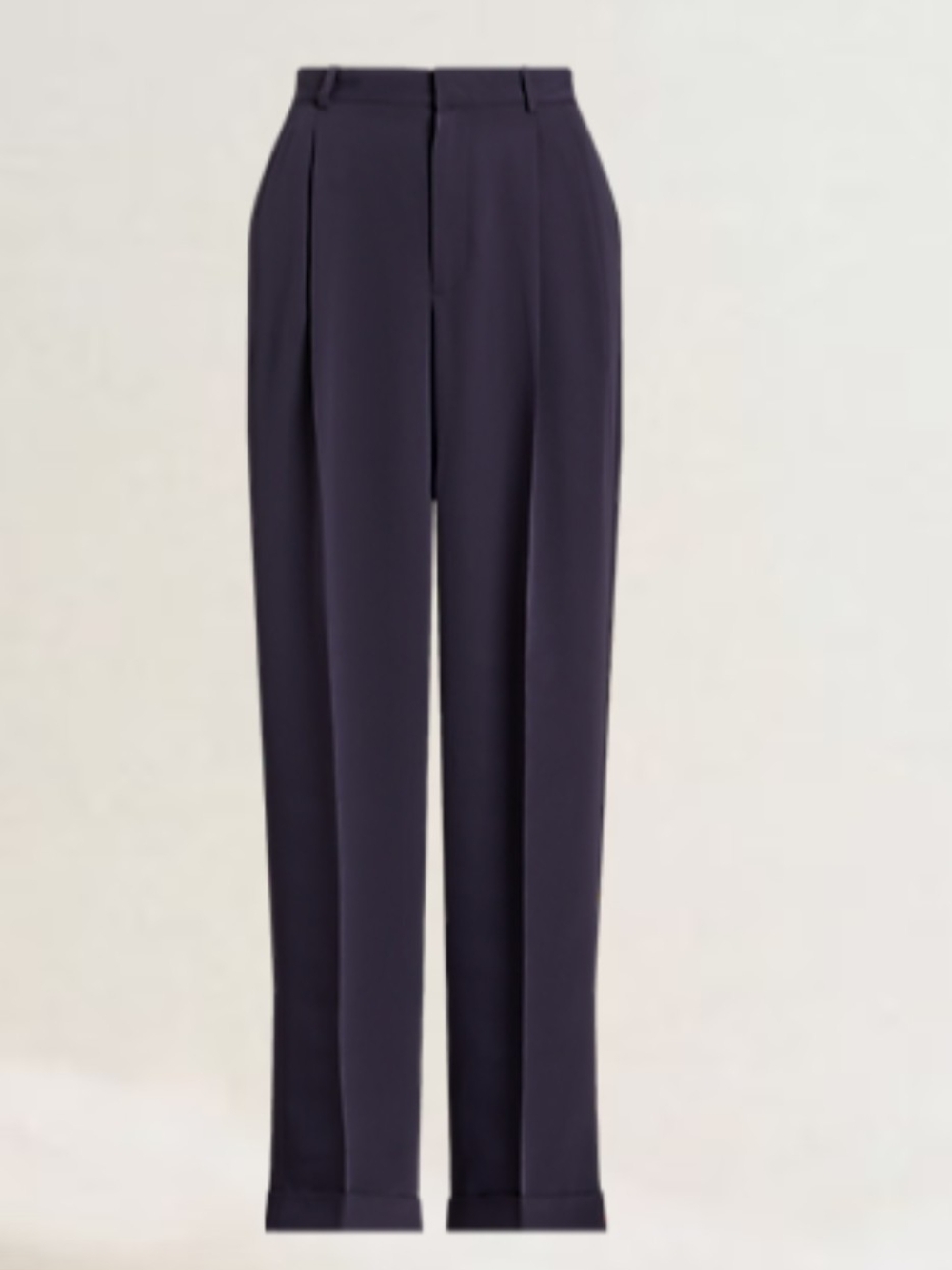 Ralph Lauren Tailored Wide-Leg Pants in Navy